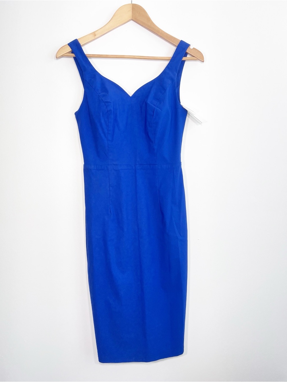 NEW Grace Karin Royal Blue Midi Sleeveless Sheath Dress Size Small NWT